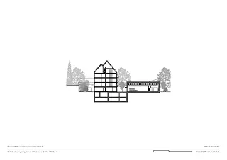 Coupe longitudinale shed