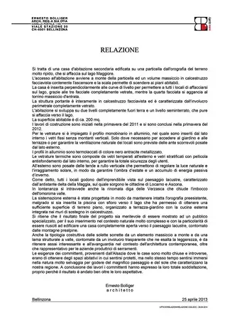 Relazione completa