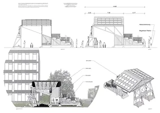 Coupe, perspective, axonométrie