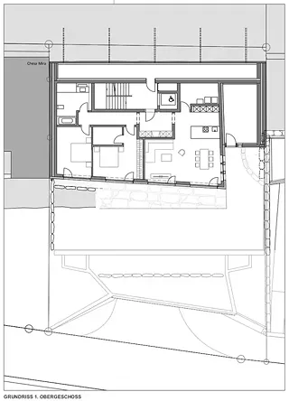1. Obergeschoss 1:100