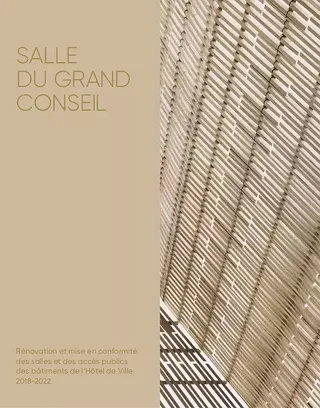 Plaquette salle du Grand Conseil