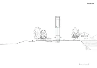 Schnitt Wasserturm