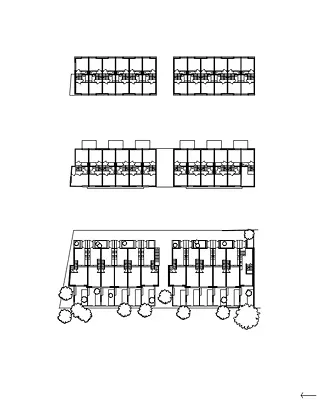 Plans rez-de-chaussée et étages