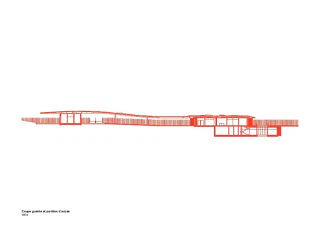 Coupe guérite et pavillon d'accès