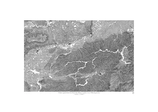 Plan de la chaîne septentrionale du Massif des Maures(pare-feu)