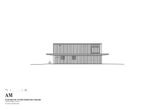 Façade nord-ouest bâtiment Nord