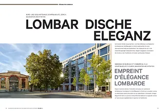 Article dans le Magazine de la Documentation Suisse du Bâtiment 18/04