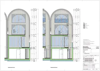 Coupe de façade