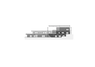 Vue sud Maison B