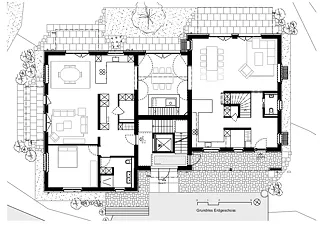 Erdgeschoss Haus K