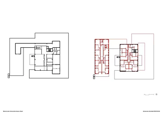 Obergeschosse Bestand und Neubau