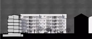 Façade sud-est