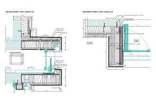 Detailschnitt «Box» Loggia