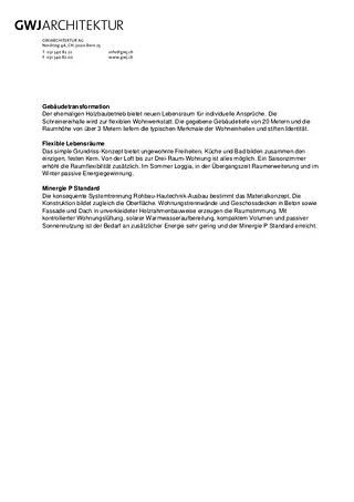 Projektbeschrieb