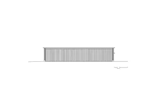 Ansicht Nordwest - Lagergebäude