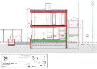 Coupe de construction