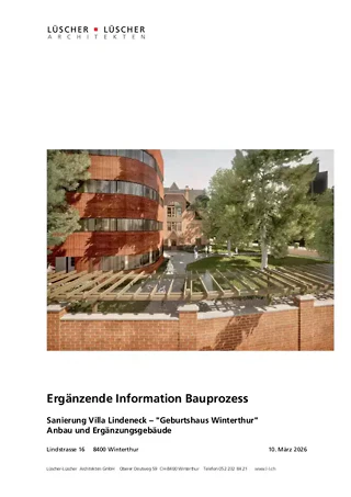 Ergänzende Information Bauprozess