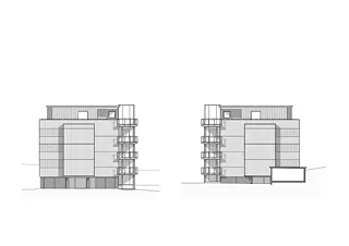 Façades nord et sud