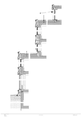 Coupe détail 1:20 Fassade