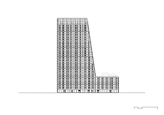 Ansicht Riehenring 1:500
