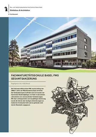 Fachmaturitätsschule Basel FMS Gesamtsanierung