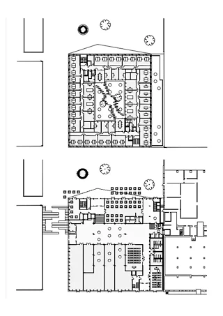 Plan rez-de-chaussée et 1er étage