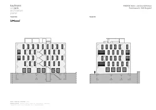 Vue façades nord et est