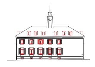 Façade nord-ouest