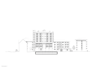 SW façade sud 1/100
