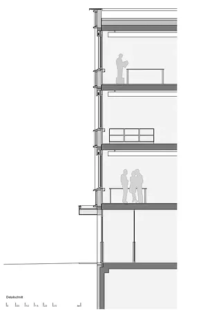 Fassade Detailschnitt