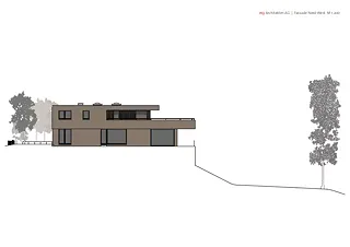 m3 EFH Küsnacht Fassade Nord-West