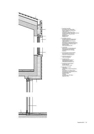 Coupe de façade 1: 20