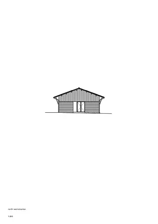 Élévation nord-ouest