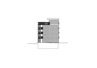 Façade sud ouest
