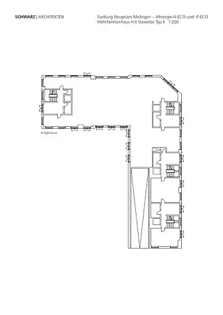 Immeuble type II, rez-de-chaussée