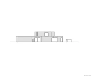 Westfassade 1:100