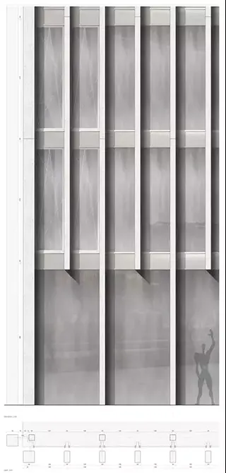 Fassade Untergeschoss 1:20