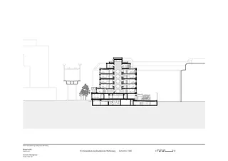 Querschnitt Atrium 1:500