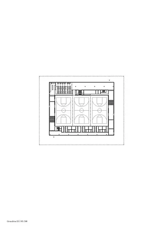 plan rez-de-chaussée 1:500