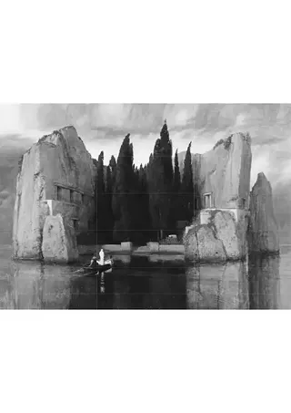 Referenz: Arnold Böcklin, die Toteninsel