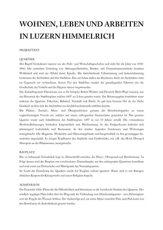 Projekttext