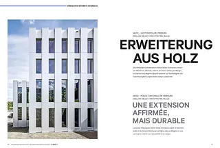 Article dans le Magazine de la Documentation Suisse du Bâtiment 19/04