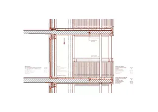 Detailschnitt Balkon Haus C