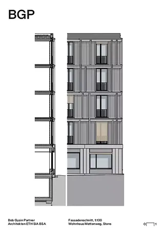 Plan détaillé de la façade