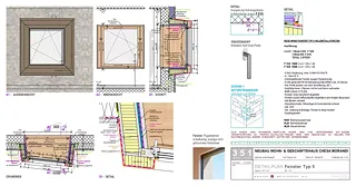 Plan détaillé des fenêtres