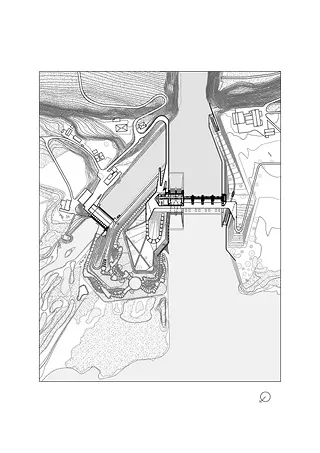 Situation de la centrale hydroélectrique de Hagneck