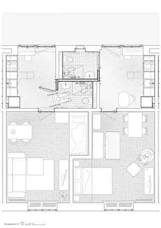 Plan détaillé des appartements