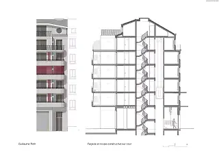 Fassade zum Hof