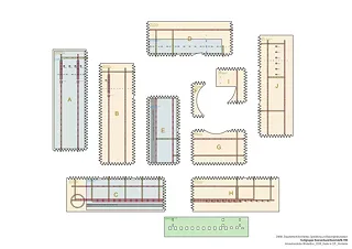 Plan de construction d'éléments de plafond