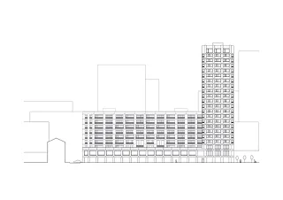 Süd-Ost Fassade 1:200